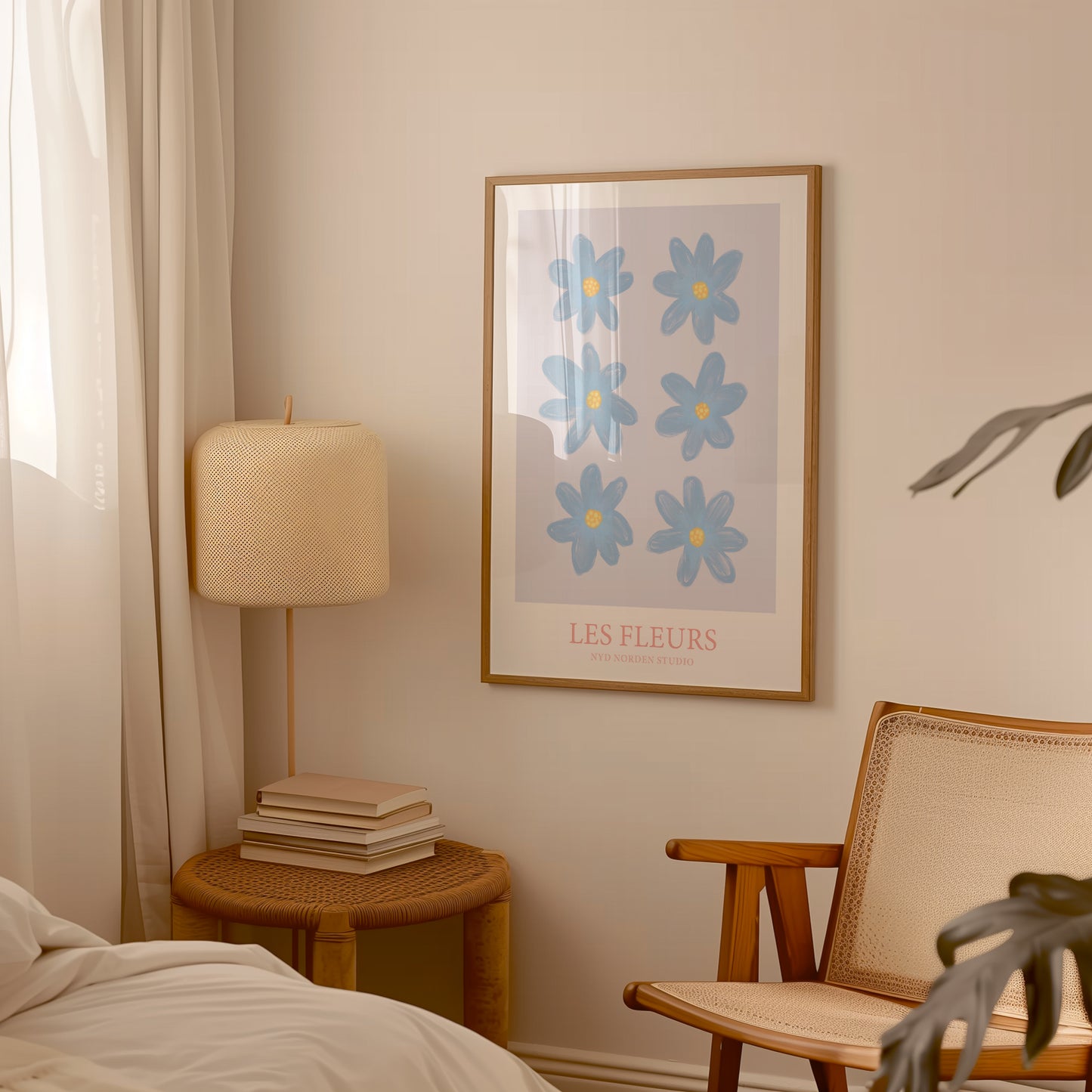 Les Fleurs | Plakat med blomster | Flere farver