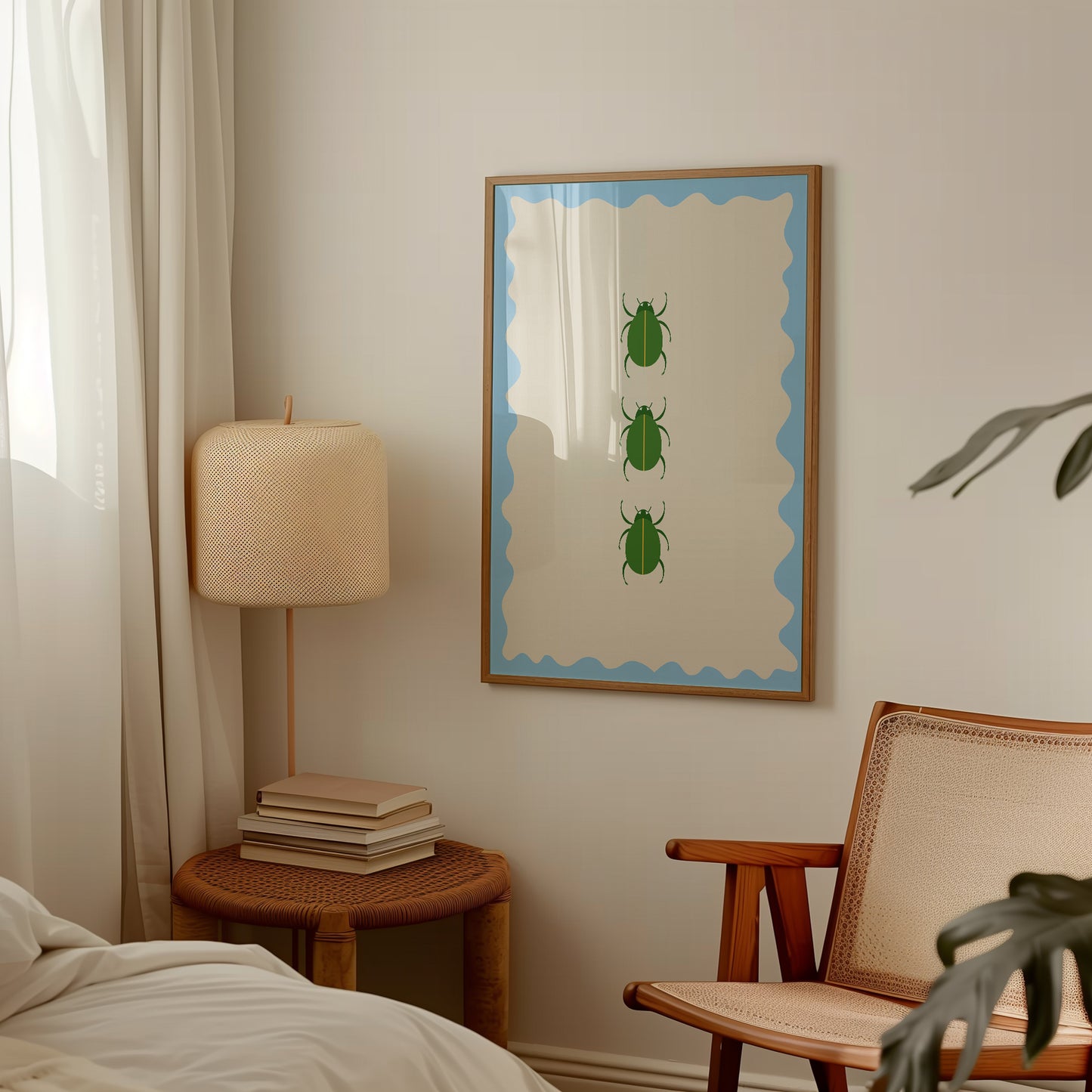 Grønne biller | Plakat med grønne biller