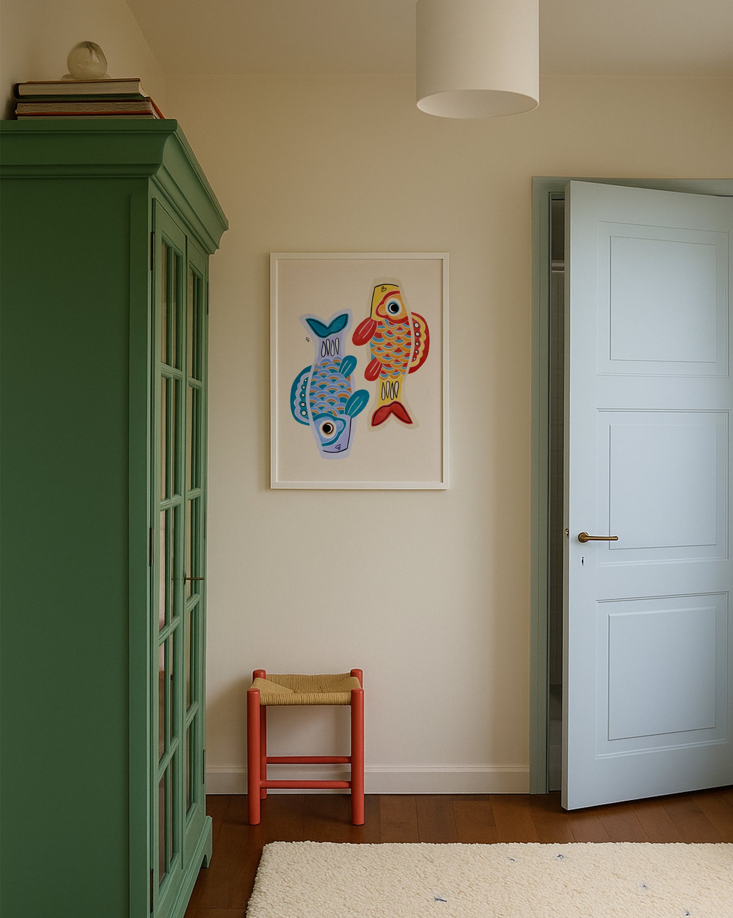 Colorful Koi | Plakat med farverige fisk