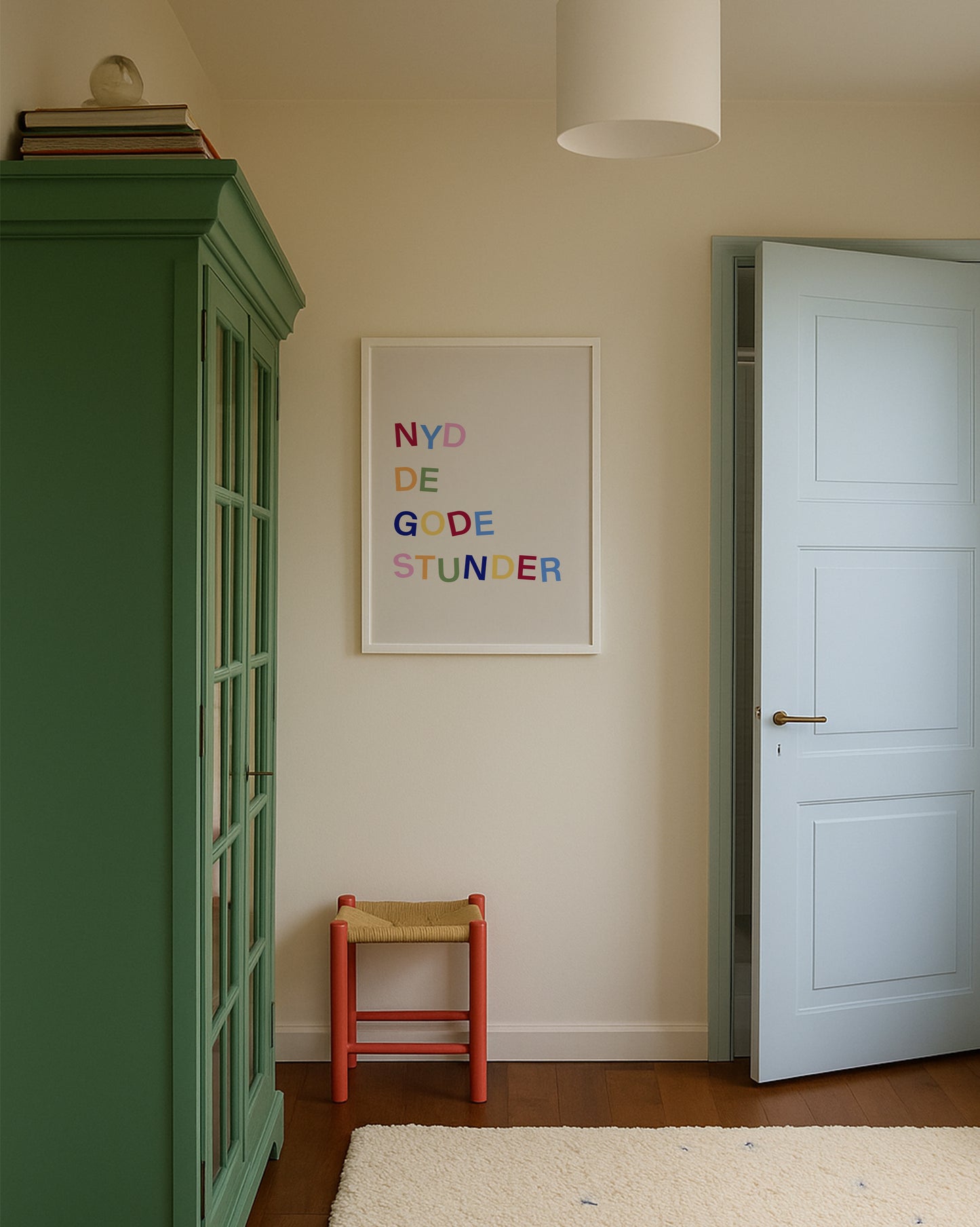 Nyd de gode stunder | Plakat med tekst