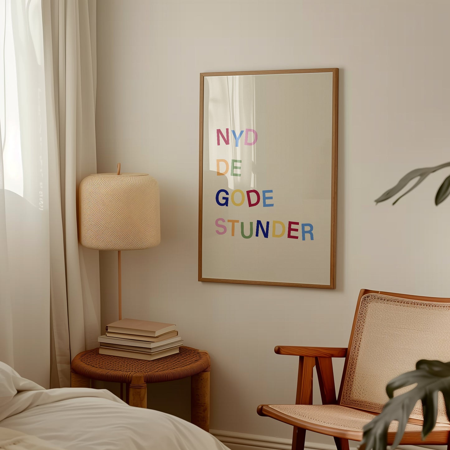 Nyd de gode stunder | Plakat med tekst